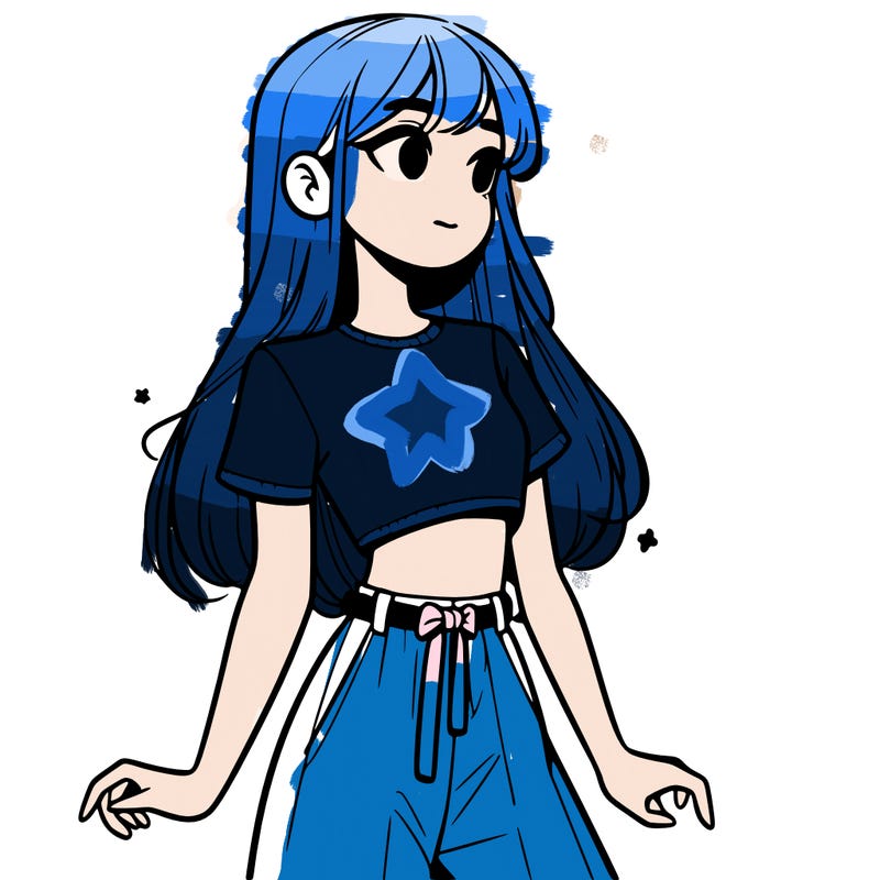 girl in a cute crop top