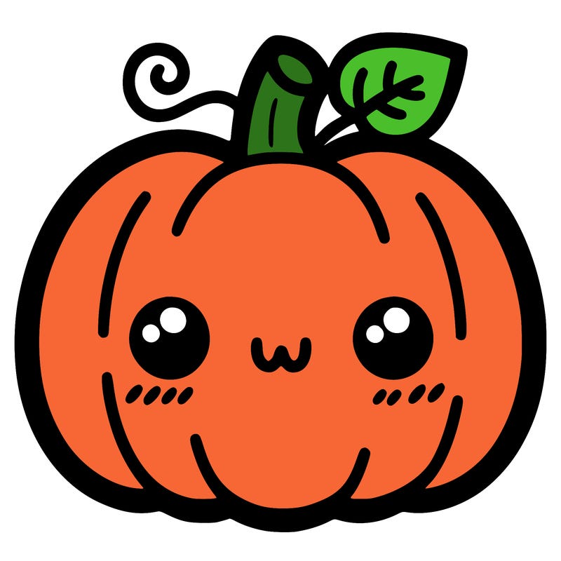 simple halloween pumpkin cute