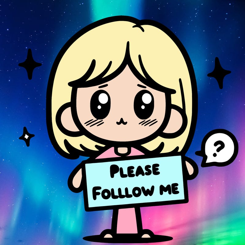 please follow me