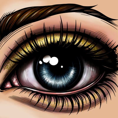 realistic eye