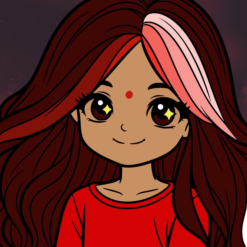 a 12 year old girl with long hair