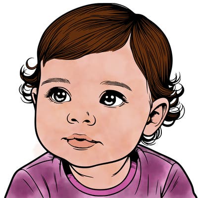 realistic baby girl