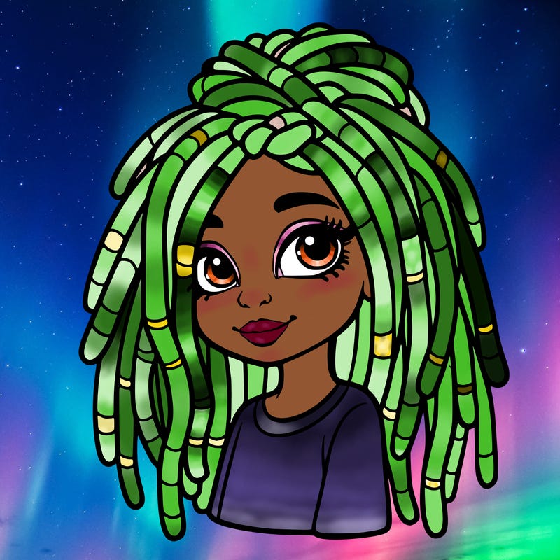 girl with dread locks