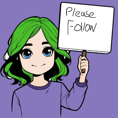 realistic girl holding up a sign