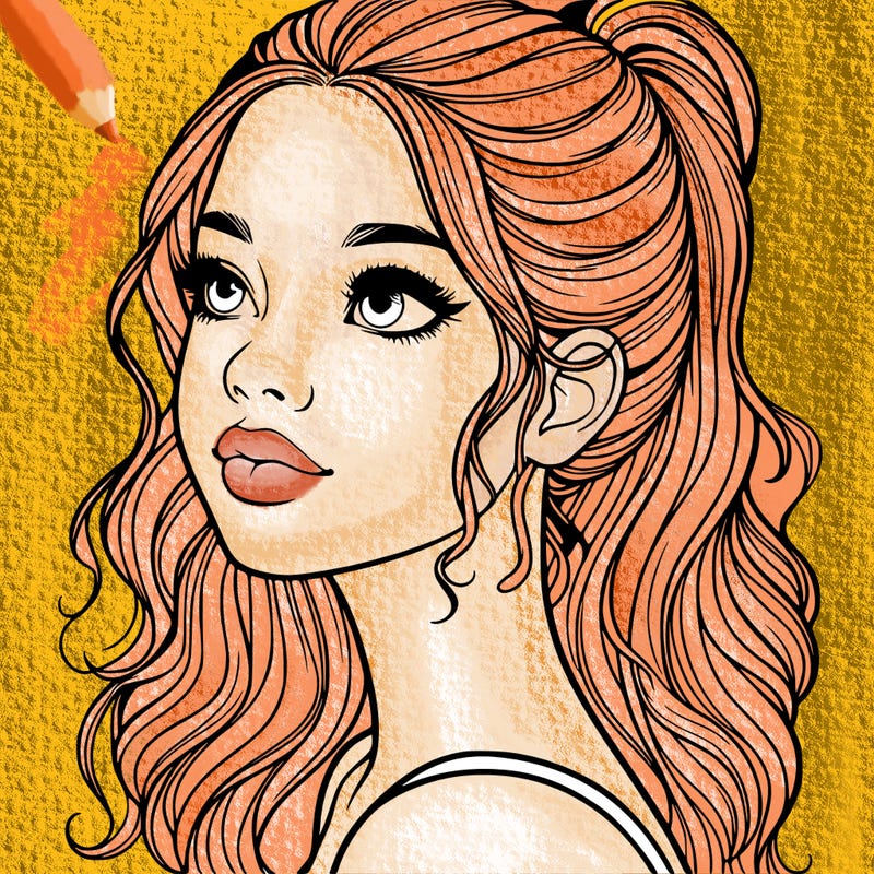 beautiful realistic girl