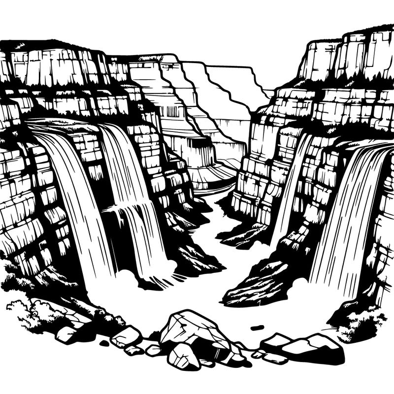 grand canyon waterfall