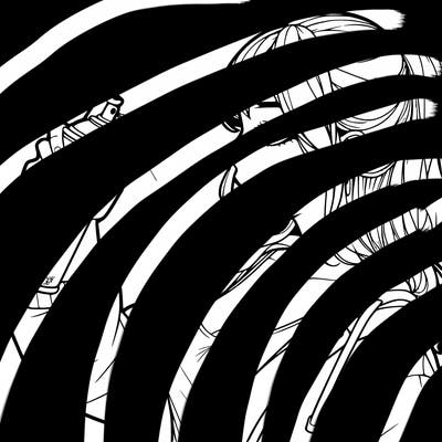 a realistic girl spray, painting