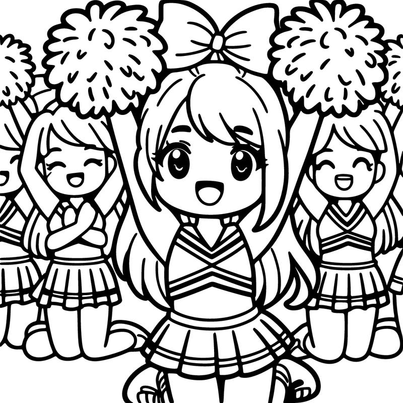 cheerleader cheering