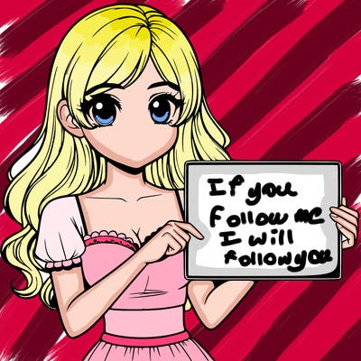 realistic pretty girl holding blank sign