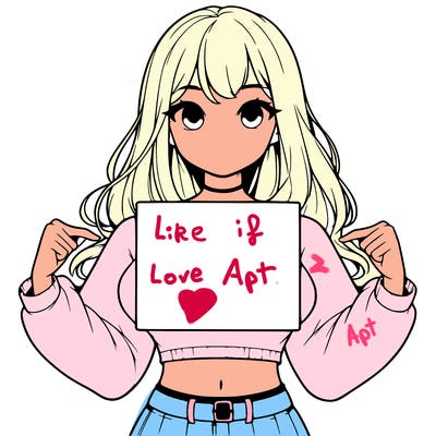 girl holding a blank sign in a long sleeve crop top