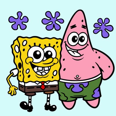 sponge bob with patrick