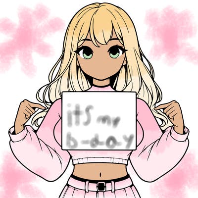 girl holding a blank sign in a long sleeve crop top