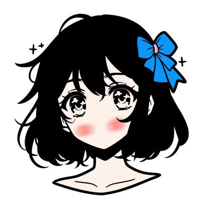 anime girl face