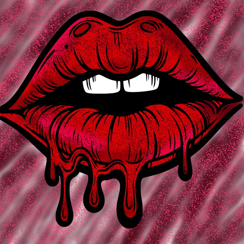 lips that look realistic and drip