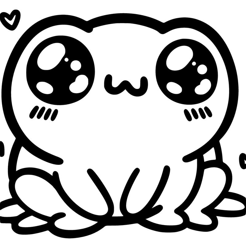 kawaii frog