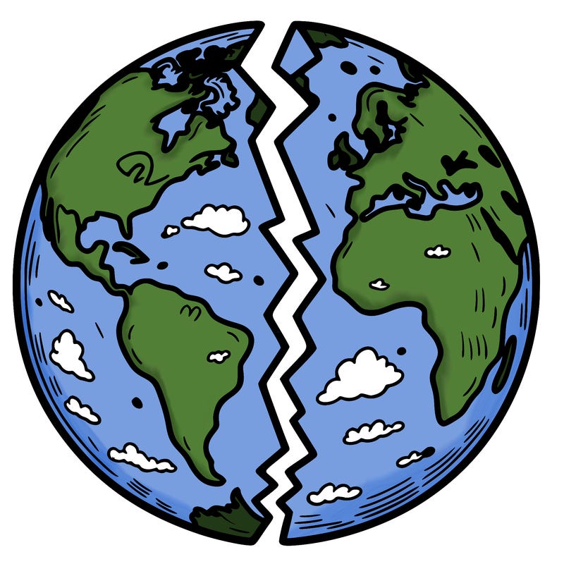 earth split