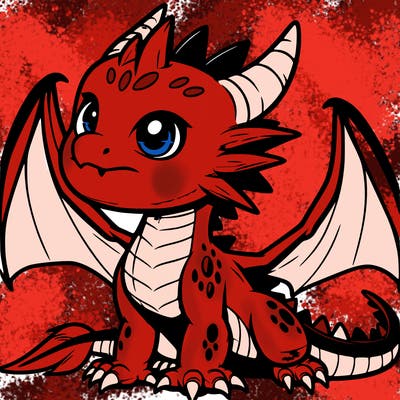 fierce baby night dragon