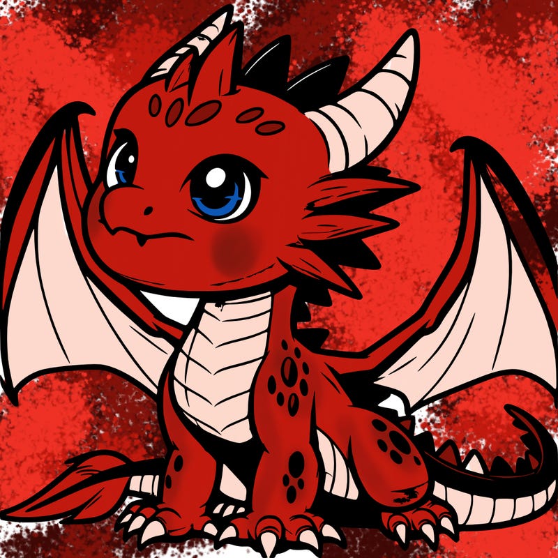 fierce baby night dragon