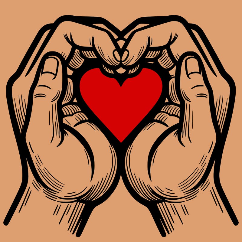 hands making a heart