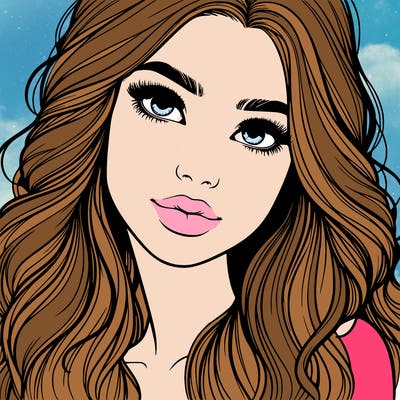 beautiful realistic girl