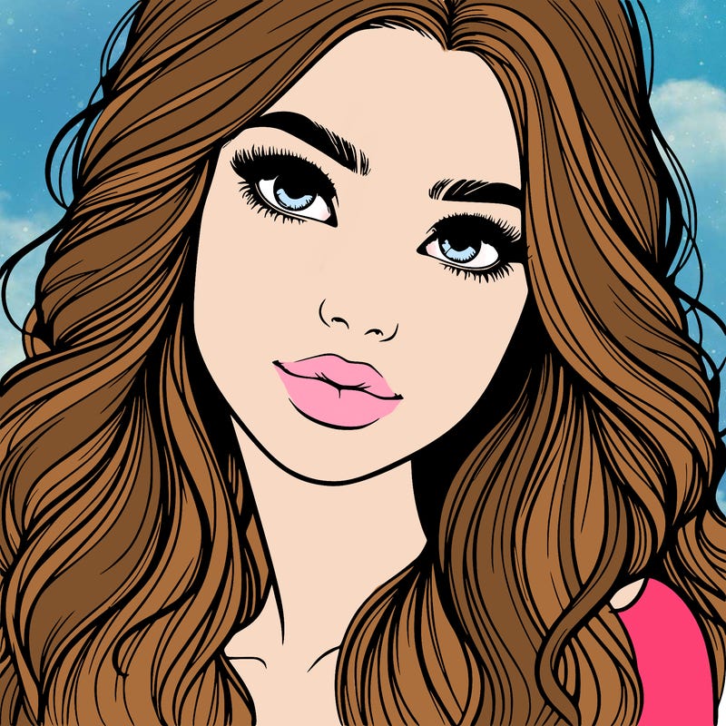 beautiful realistic girl