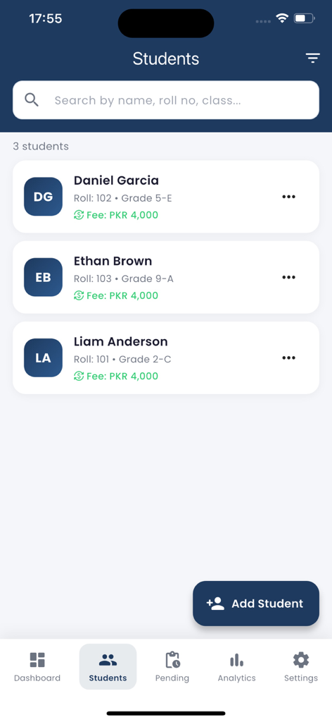 Fee Ledger - Utilities App | MWM
