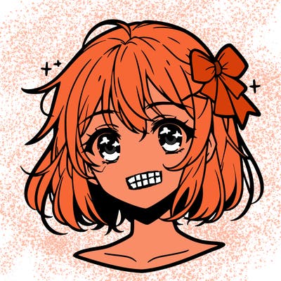 anime girl face