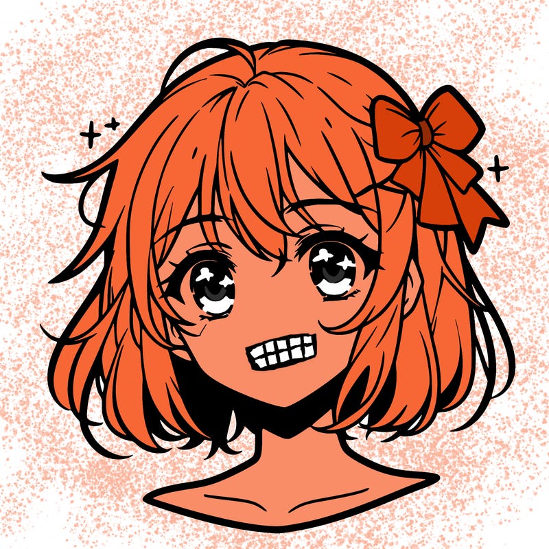 anime girl face