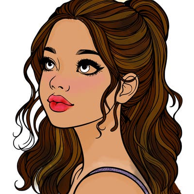 beautiful realistic girl