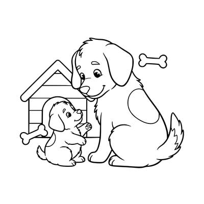 a growing cute dog and is mom see dog