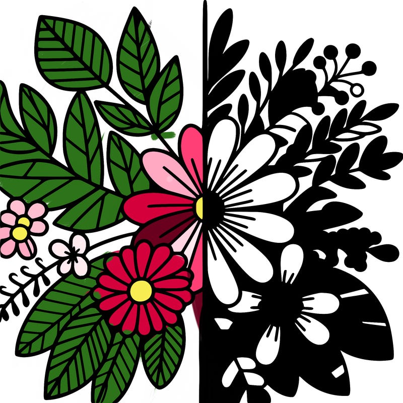 flowers split