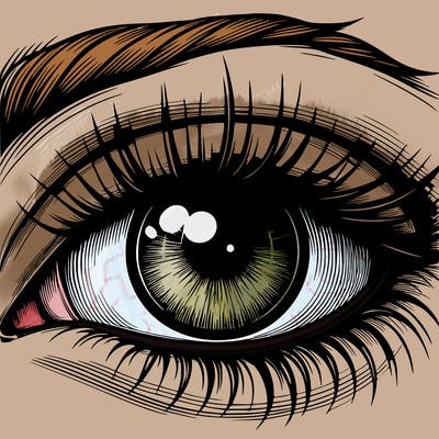 realistic eye