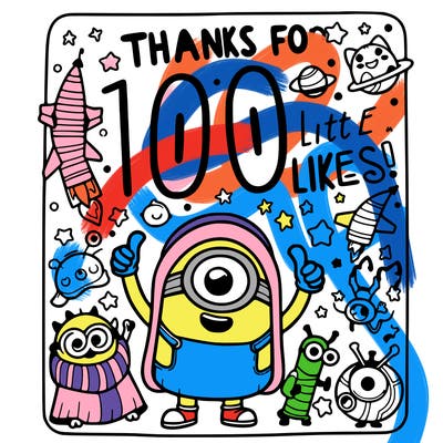 thanks for 100 likes!