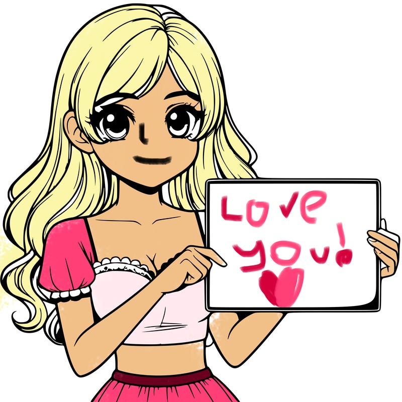 realistic pretty girl holding blank sign