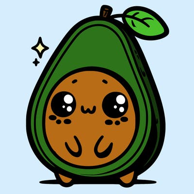 cute avocado