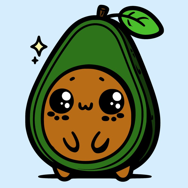 cute avocado