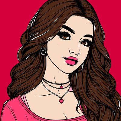 detailed realistic girl