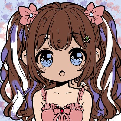 cute sweet anime girl