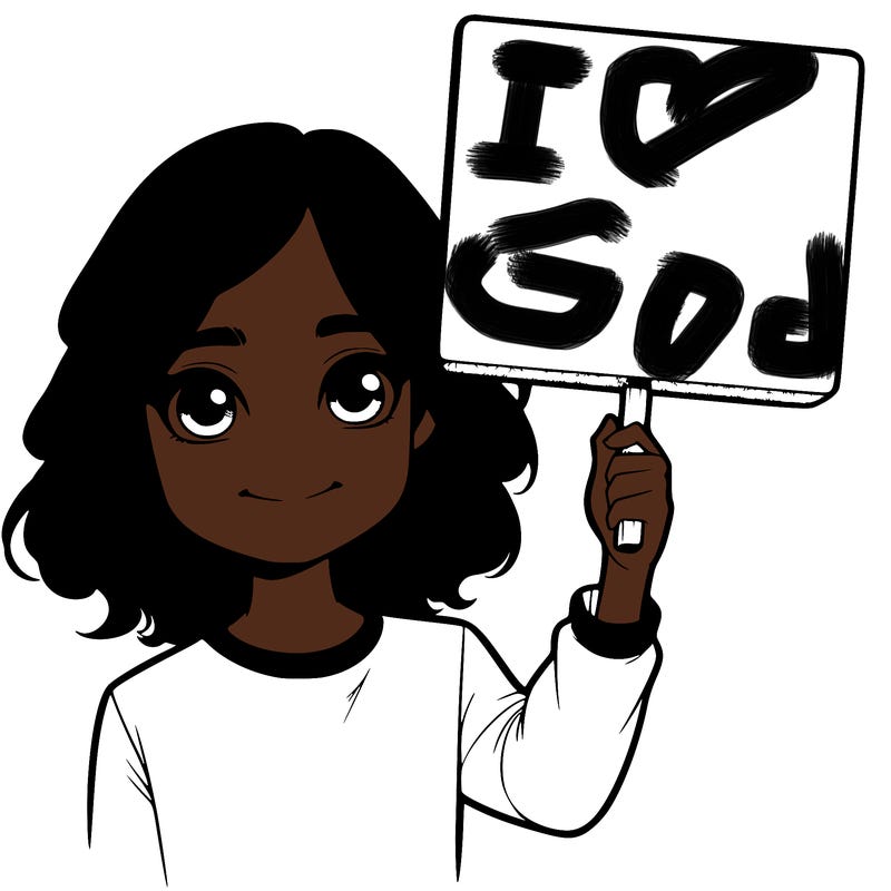 realistic girl holding up a sign