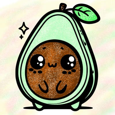 cute avocado