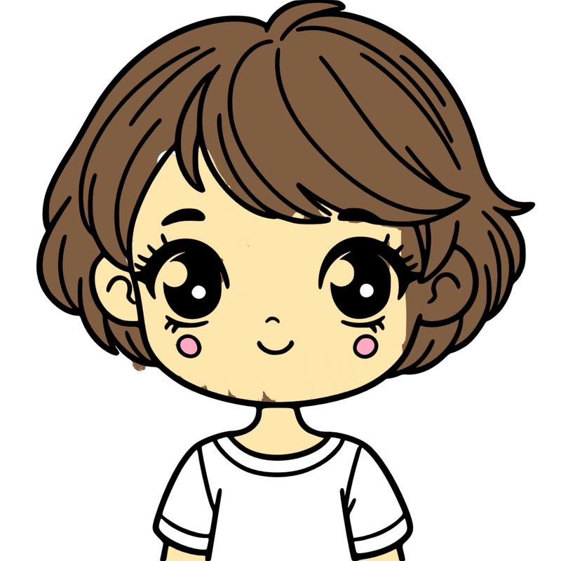 cute girl with pixie cut