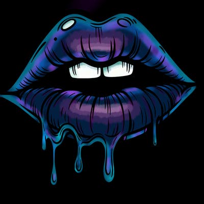 lips that look realistic and drip