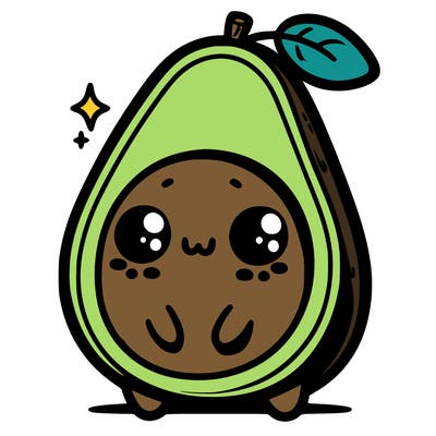 cute avocado