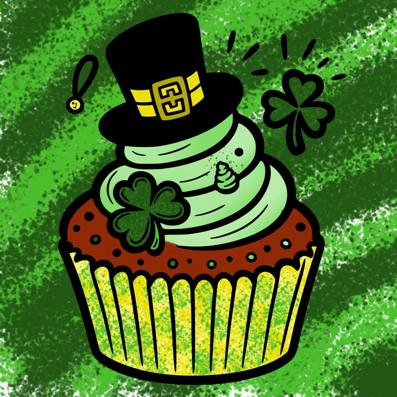 saint patrick’s day cupcake