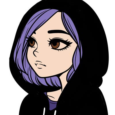 a woman wearing a hoodie