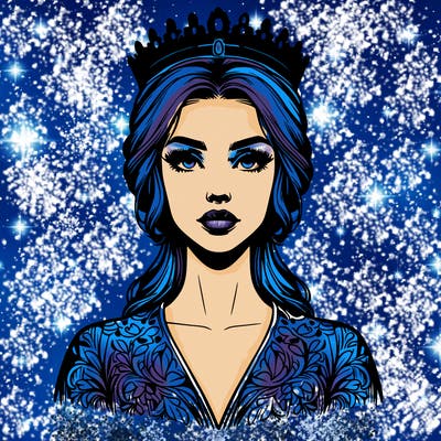 realistic beautiful queen