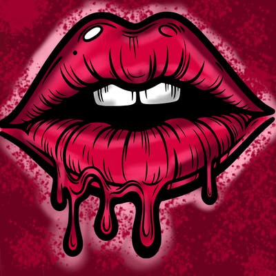 lips that look realistic and drip