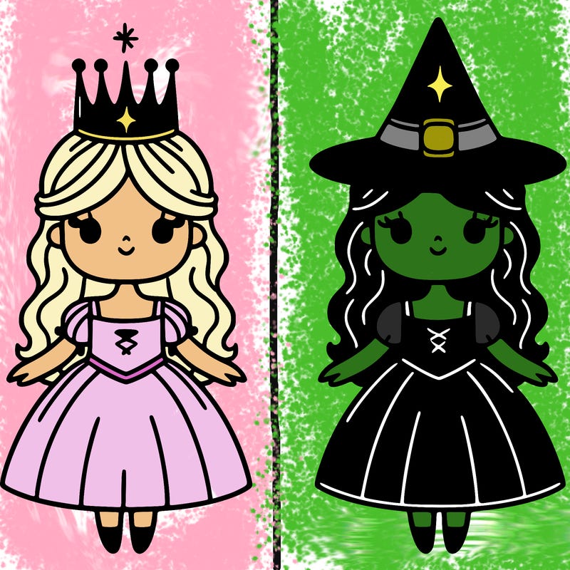 wicked glinda and elphaba