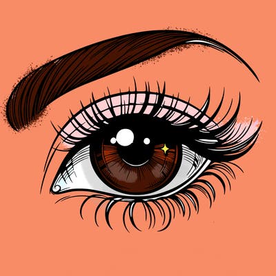 a beautiful eye
