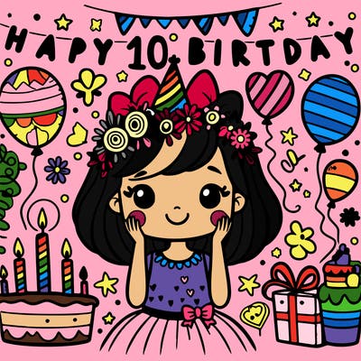 birthday 10 year old girl
